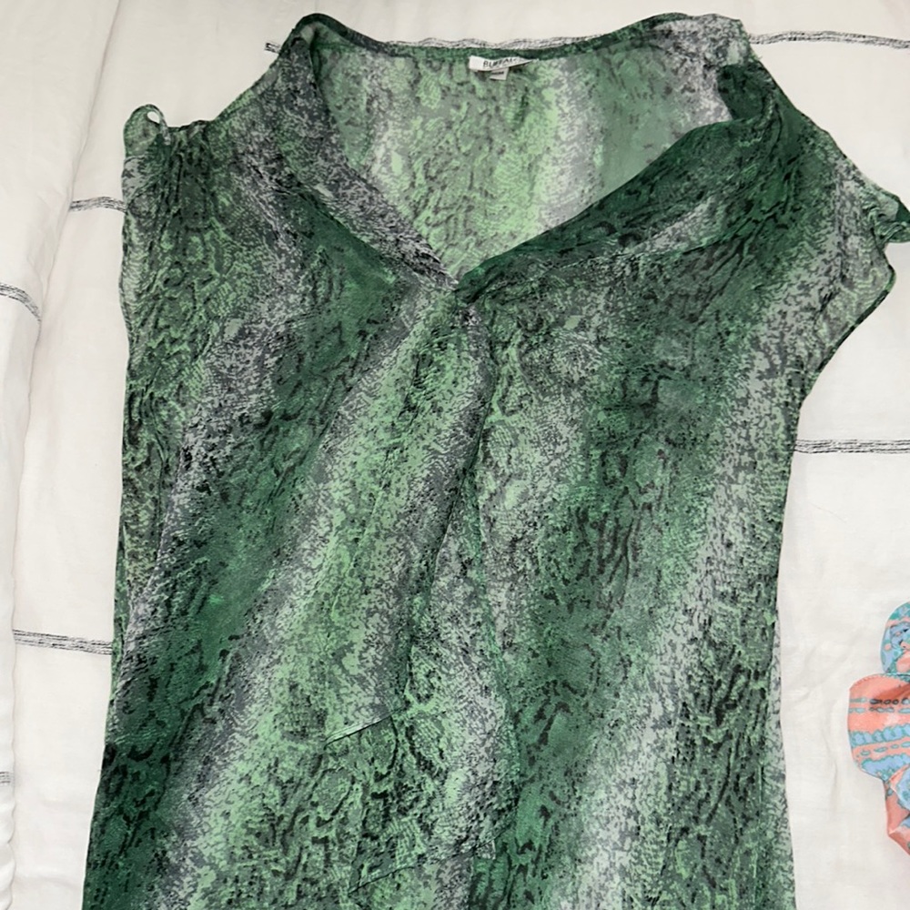 Buffalo medium snakeskin blouse cold shoulder